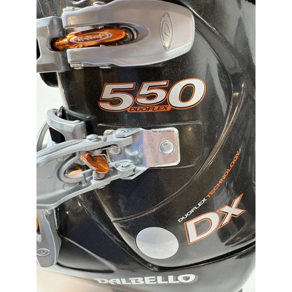 Dalbello DX 550 Duoflex Technology Ski Boots Mondo 27 USA 9 Black Orange